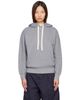 Jil Sander Jil Sander Gray Cotton Terry Hoodie - 1