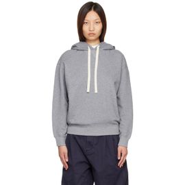 Jil Sander Jil Sander Gray Cotton Terry Hoodie