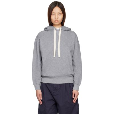 Jil Sander Jil Sander Gray Cotton Terry Hoodie