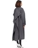 Jil Sander Jil Sander Gray Double Wool Coat - 3