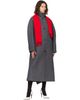 Jil Sander Jil Sander Gray Double Wool Coat - 4