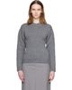 Jil Sander Jil Sander Gray Hourglass Wool Sweater - 1