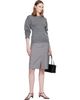 Jil Sander Jil Sander Gray Hourglass Wool Sweater - 4
