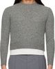 Jil Sander Jil Sander Gray Knit Wool-Blend Sweater - 1