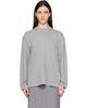 Jil Sander Jil Sander Gray Long Sleeve Crew Neck Boxy Fit T-shirt - 1