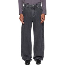 Jil Sander Jil Sander Gray Loose Lightweight Jeans
