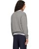 Jil Sander Jil Sander Gray LS V-Neck Sweater - 3