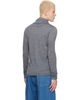 Jil Sander Jil Sander Gray LS Zip Polo - 3