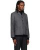 Jil Sander Jil Sander Gray Wool Blazer - 2