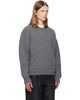 Jil Sander Jil Sander Gray Wool Crew-Neck Sweater - 2