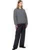 Jil Sander Jil Sander Gray Wool Crew-Neck Sweater - 4