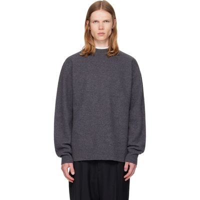 Jil Sander Jil Sander Gray Wool Sweater