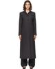 Jil Sander Jil Sander Gray Wool Twill Coat - 1