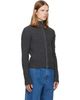 Jil Sander Jil Sander Gray Zip Up Cardigan - 2