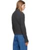 Jil Sander Jil Sander Gray Zip Up Cardigan - 3