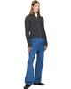 Jil Sander Jil Sander Gray Zip Up Cardigan - 4