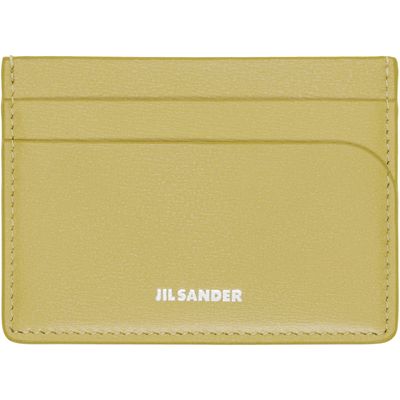 Jil Sander Jil Sander Green Curve Card Holder