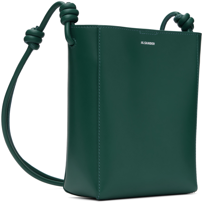JIL SANDER+ オリーブグリーン ドラムバッグ Jil Sander - Green Giro Crossbody Bag
