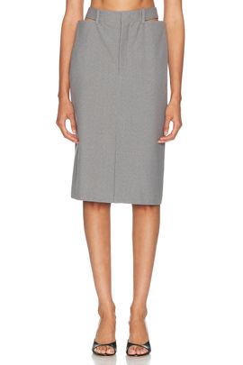 Jil Sander Jil Sander High Waisted Midi Skirt