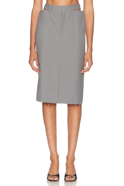 Jil Sander Jil Sander High Waisted Midi Skirt