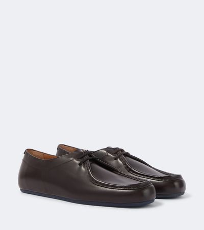 Jil Sander Jil Sander Hood leather lace-up shoes