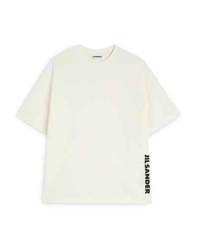 Jil Sander Jil Sander Jersey Crewneck Logo T-Shirt
