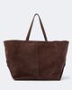 Jil Sander Jil Sander Linea Maxi suede tote bag - 1