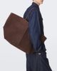 Jil Sander Jil Sander Linea Maxi suede tote bag - 2