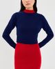 Jil Sander Jil Sander Long Sleeve Double Layered Mini Dress Haiti - 2