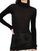 Jil Sander Jil Sander Long Sleeve Silk Top Black - 1