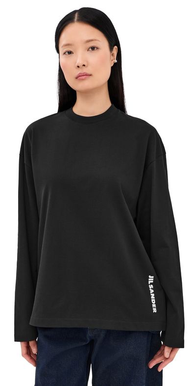 Jil Sander Jil Sander Long Sleeve T-Shirt Black