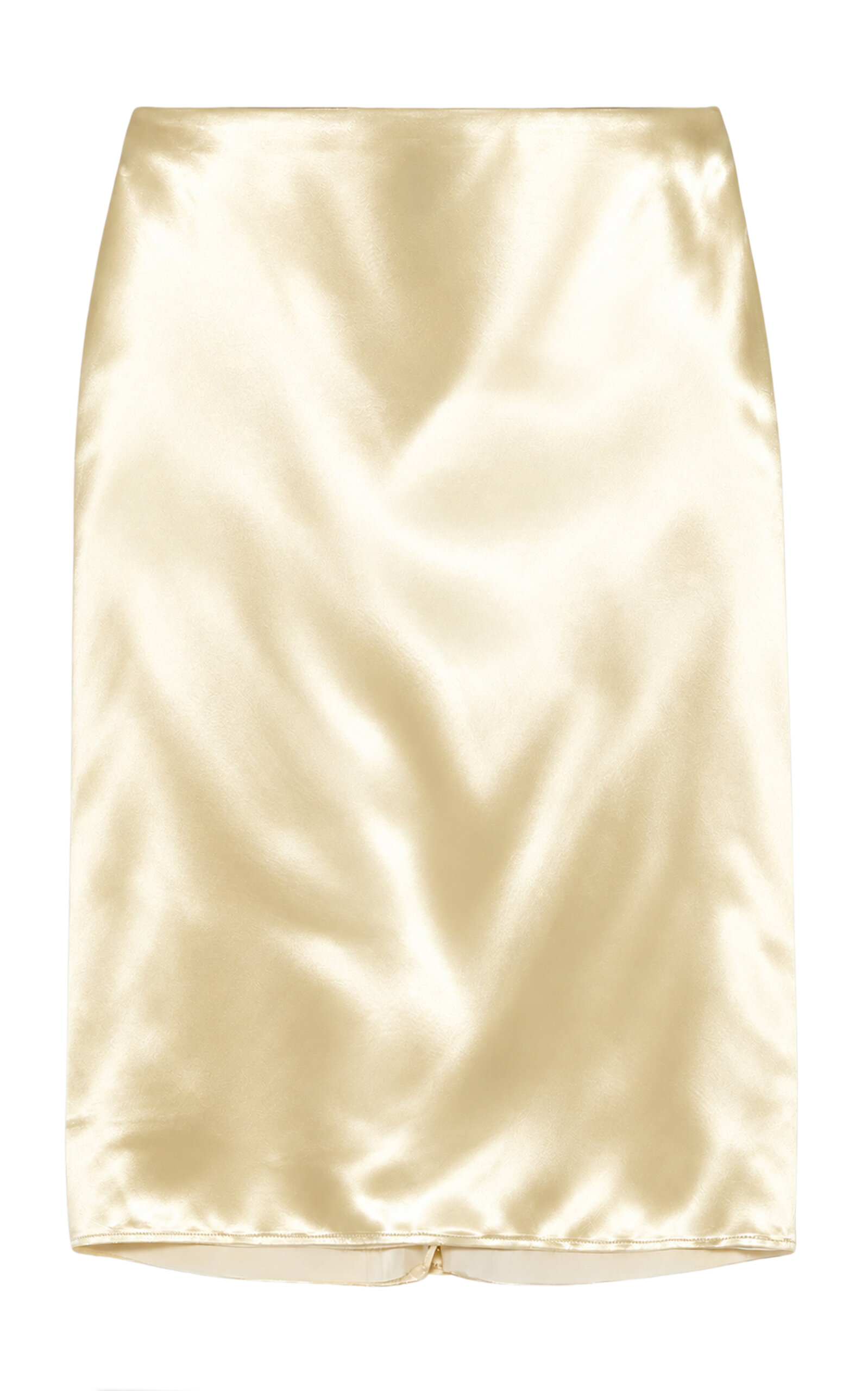 Jil Sander Jil Sander Lustrous Satin Midi Skirt