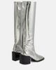 Jil Sander Jil Sander Metallic leather knee-high boots - 3