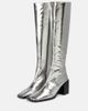 Jil Sander Jil Sander Metallic leather knee-high boots - 5