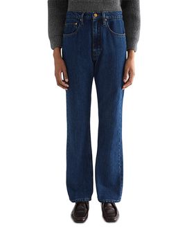 Jil Sander Jil Sander Mid Rise Lightweight Denim Flare Jeans in Medium