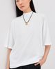 Jil Sander Jil Sander Mock Neck T-Shirt Optic White - 2