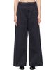 Jil Sander Jil Sander Navy Casual Wide Leg Pleated Trousers - 1