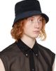 Jil Sander Jil Sander Navy Corduroy Bucket Hat - 2