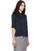 Jil Sander Jil Sander Navy Envers Satin Shirt - 2