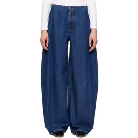 Jil Sander Jil Sander Navy Relaxed Lightweight Jeans