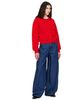 Jil Sander Jil Sander Navy Relaxed Lightweight Jeans - 4