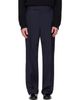 Jil Sander Jil Sander Navy Wool Poplin Trousers - 1