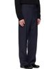 Jil Sander Jil Sander Navy Wool Poplin Trousers - 2