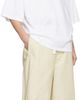 Jil Sander Jil Sander Off-White Cotton Trousers - 4