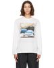 Jil Sander Jil Sander Off-White Photograph Long-Sleeve T-shirt - 1