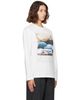 Jil Sander Jil Sander Off-White Photograph Long-Sleeve T-shirt - 2