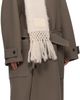 Jil Sander Jil Sander Off-White Wool Blend Scarf - 2