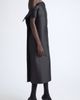 Jil Sander Jil Sander Off the Shoulder Corset Silk & Wool Dress - 3