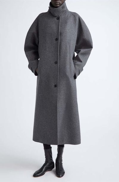 Jil Sander Jil Sander Oversized Raglan Sleeve Wool Blend Coat