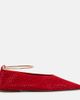 Jil Sander Jil Sander Perforated suede ballet flats - 5